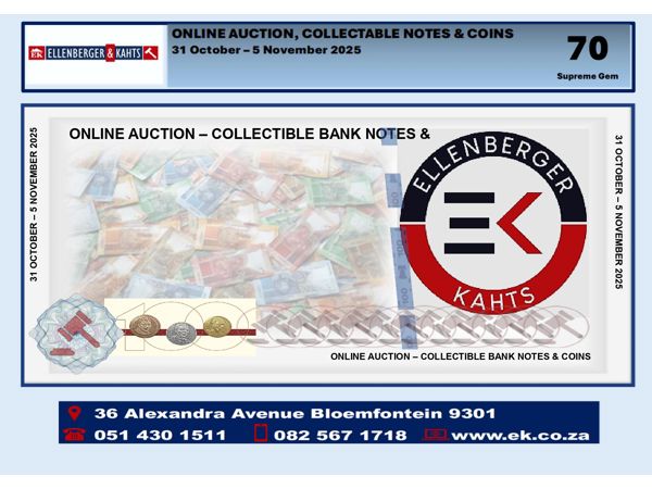 ONLINE AUCTION - COLLECTIBLE BANKNOTES & COINS #14